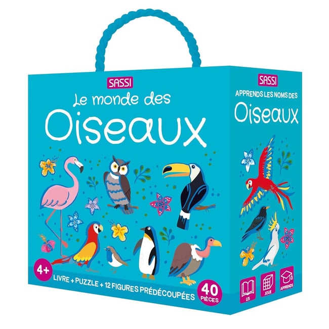 Livre et puzzle Les oiseaux bleu <span itemprop=