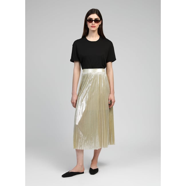 Jupe Midi JUSTINNA blanc <span itemprop=