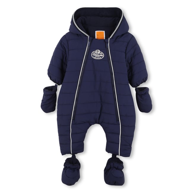 Combinaison de pilote à capuche indigo blue <span itemprop=