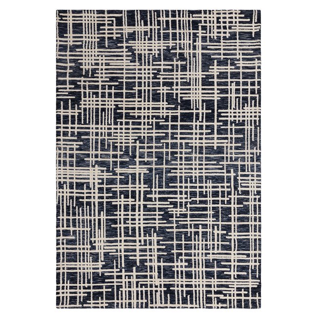 Blueprint Pattern Abstract Rug - SO'HOME