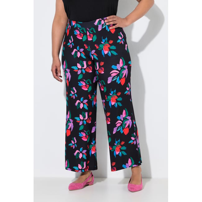 Pantalon en jersey noir <span itemprop=