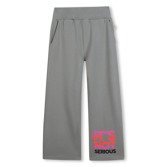 Pantalon en polaire pale dove <span itemprop=