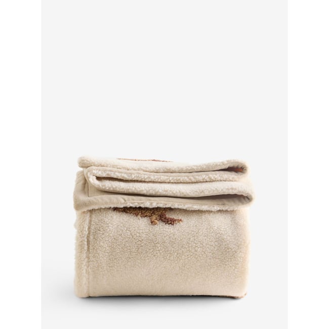 Jeté de lit hamish, vache des highlands naturel <span itemprop=