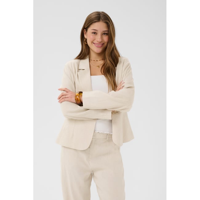 Blazer beige perfectly pale melange <span itemprop=