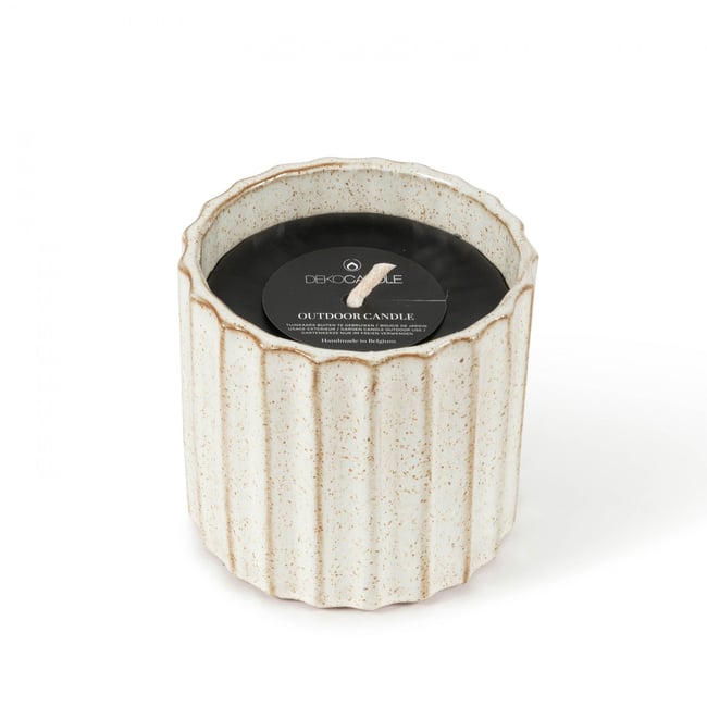 Bougie d'exterieur 13 x 12 cm Flowerpot Couleur v002235 <span itemprop=