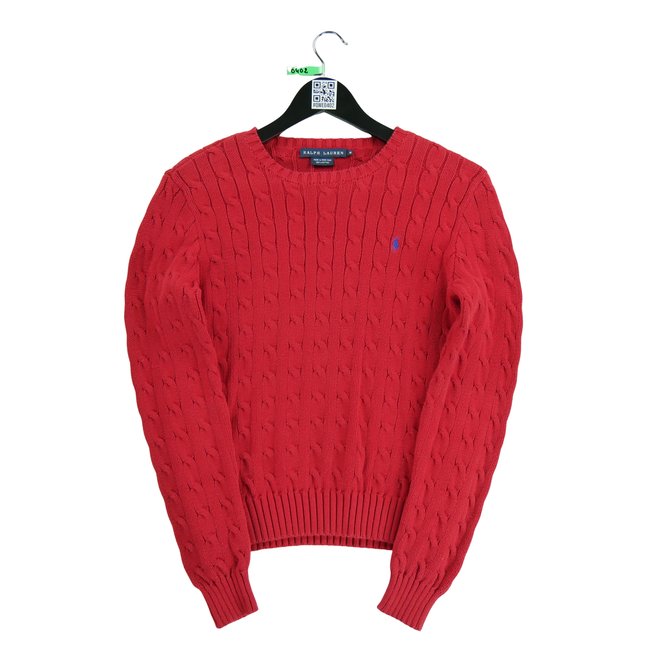 Pull - Très bon état rouge <span itemprop=