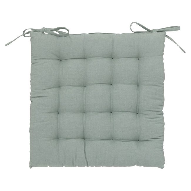 Galette de chaise ANJALI vert céladon <span itemprop=