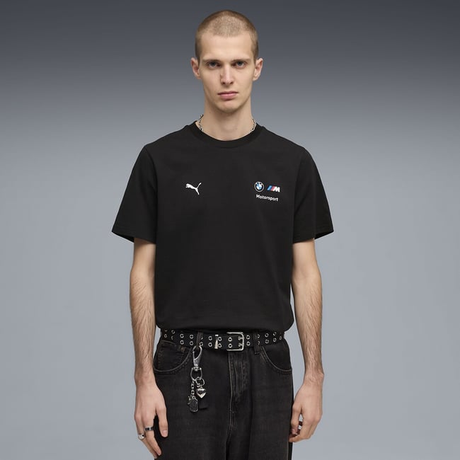 T-shirt manches courtes BMW noir <span itemprop=