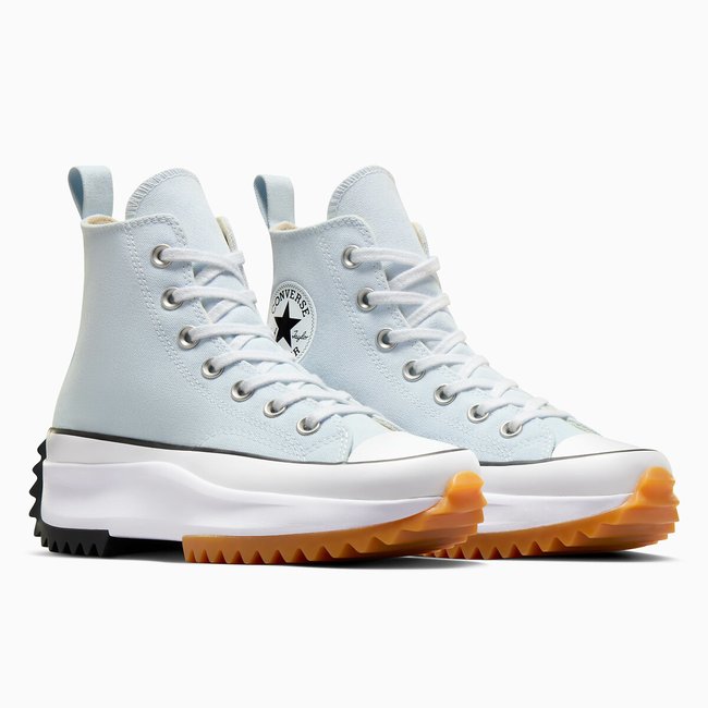Run Star Hike Seasonal Colour High Top Trainers, light blue, CONVERSE