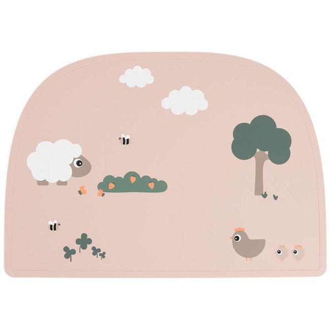 Set de table rose <span itemprop=