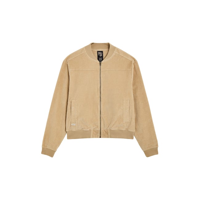 VESTE VELOURS BEIGE beige <span itemprop=