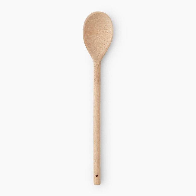 Cuillère, manche en bois de hêtre Couleur beige <span itemprop=