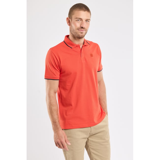 Polo GIRALDA - coton piment <span itemprop=