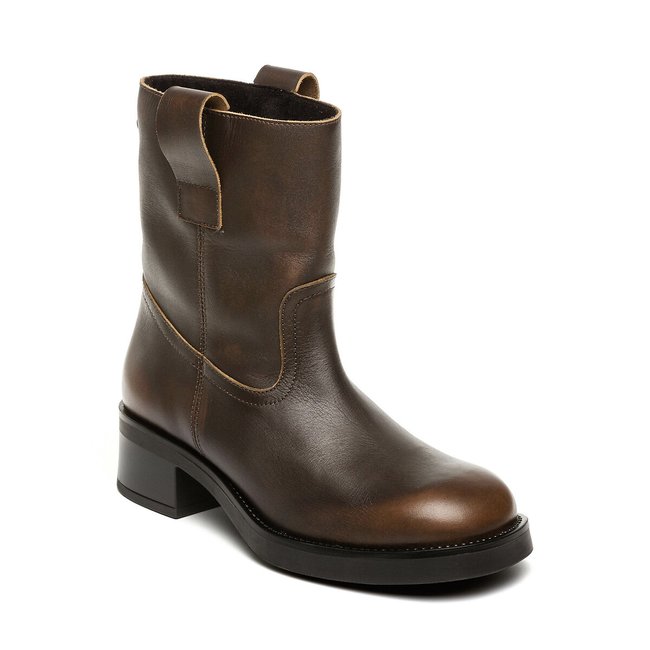 Blossom leather ankle boots Steve Madden La Redoute