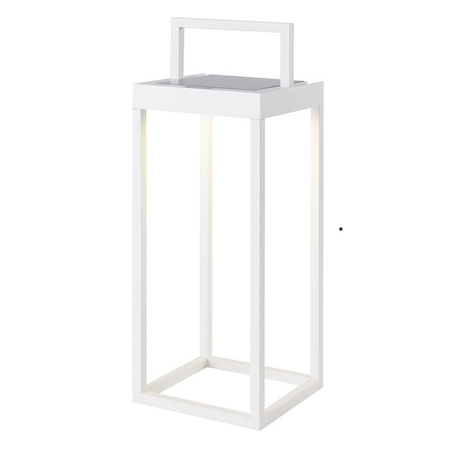 Lanterne solaire chic HYDRA Couleur blanc <span itemprop=