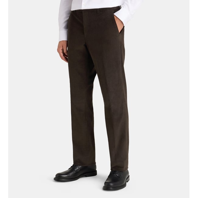 Pantalon de costume ajusté beroi velours côtelé coton - COMPTOIR GL