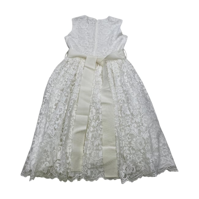 Robe enfant - Très bon état blanc <span itemprop=