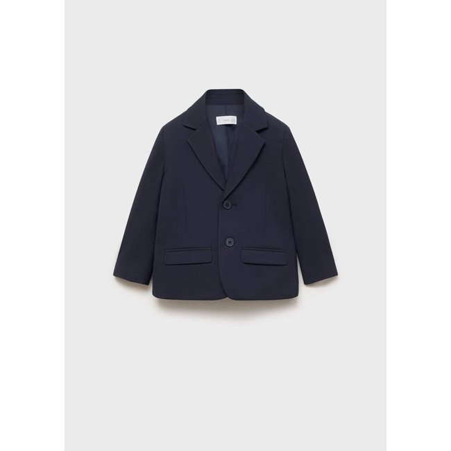 Veste classique costume bleu marine foncé <span itemprop=