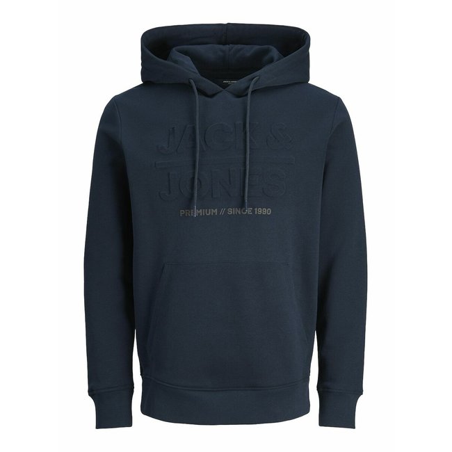 Kapuzensweatshirt mit Prägelogo marine <span itemprop=