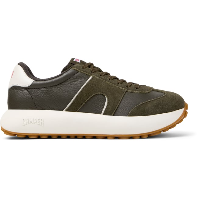 Baskets Pelotas Athens cuir vert foncé <span itemprop=