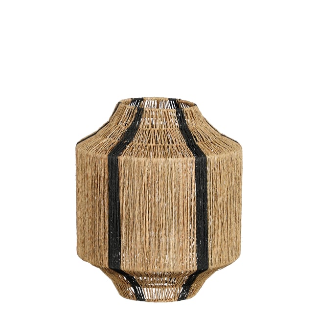Lanterne en jute tressée H36 cm LILIANO - MICA DECORATIONS