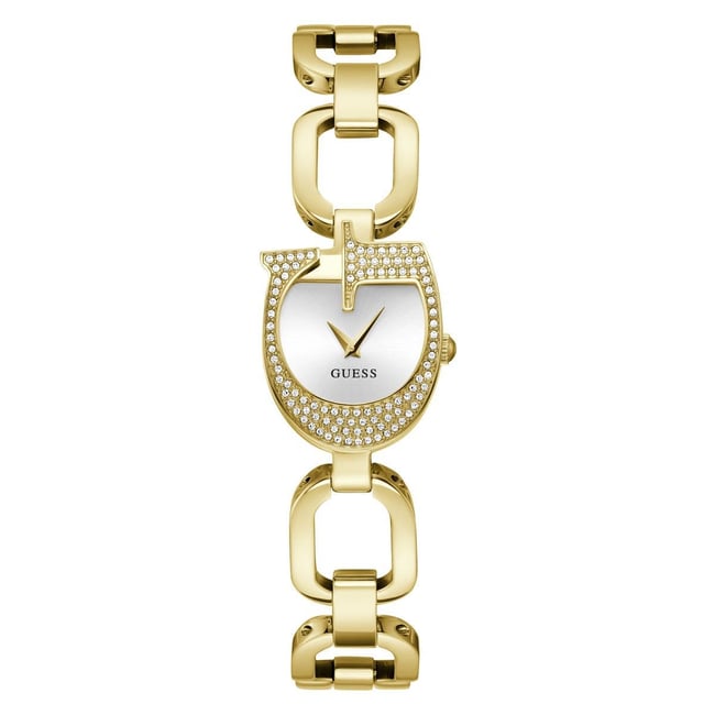 Montre Guess Femme Analogique Quartz – Bracelet Cuir, Modèle G65124L, Occasion