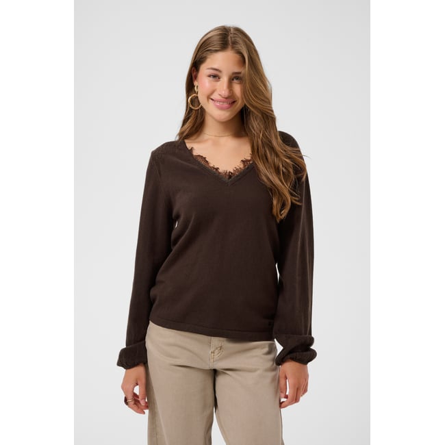 Pullover tricoté - CREAM