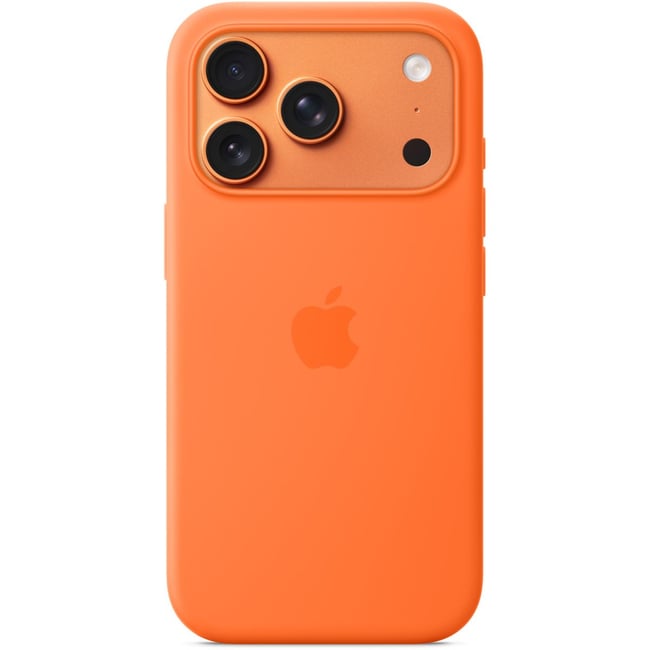 Coque iPhone 17 Pro MagSafe silicone Orange - APPLE