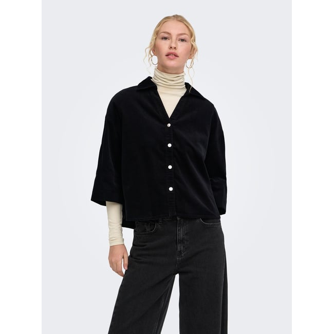 Chemise En Corduroy black 1 <span itemprop=