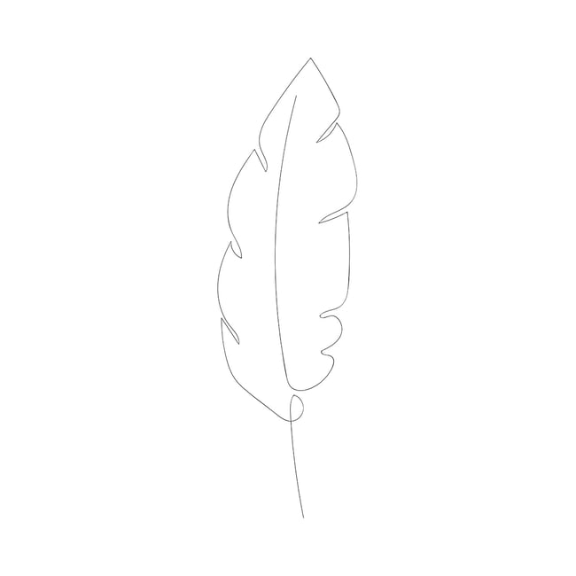 Tableau plume en croquis - HEXOA