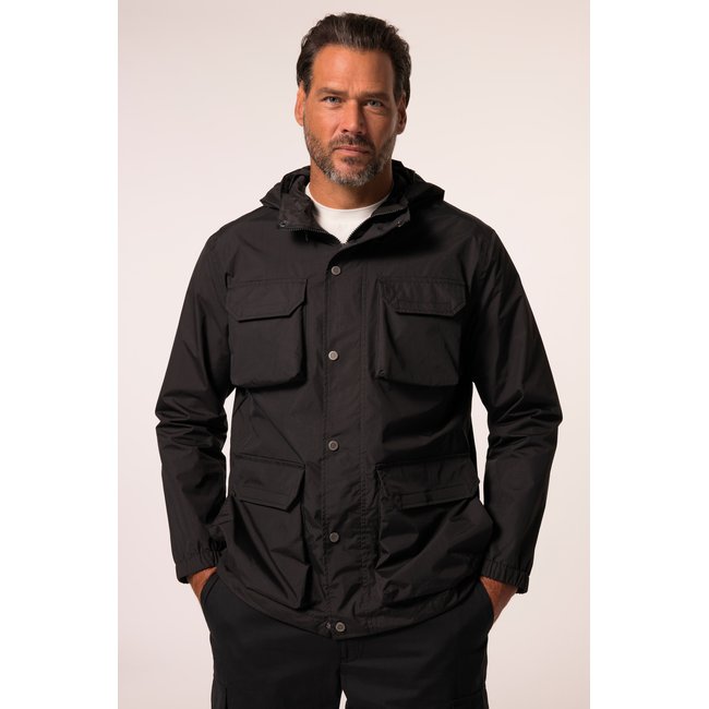 Veste de pluie technique noir <span itemprop=