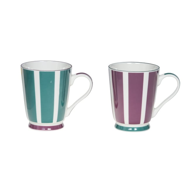 Coffret de 2 mugs Strada 44 cl - STRADA Couleur multicolore <span itemprop=