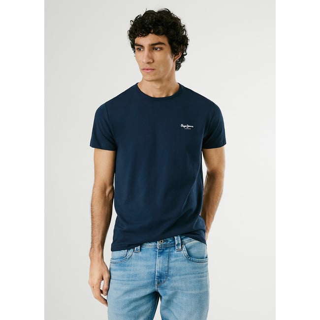 T-shirt col rond stretch Original Basic - PEPE JEANS