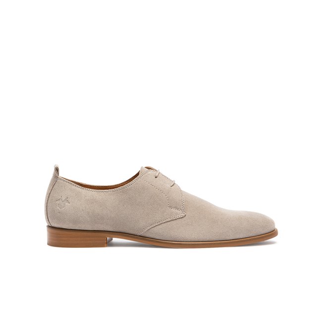 Derbies croûte velours COLT 5 gris <span itemprop=