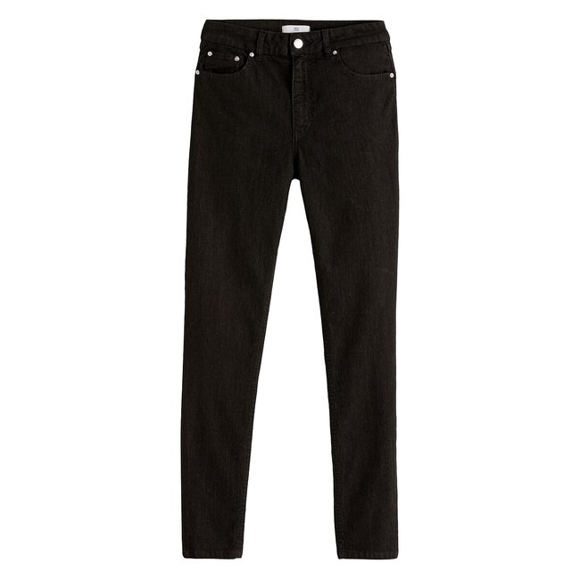 Jean skinny, taille standard  noir <span itemprop=