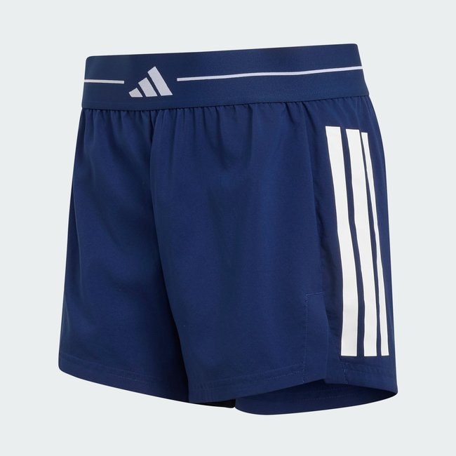 Short toile 3 bandes Hyperglam dark blue <span itemprop=