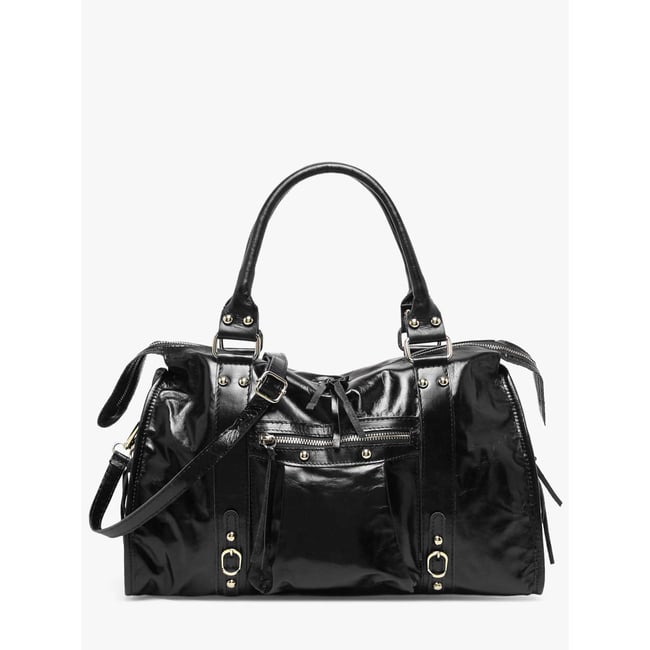 Sac porté épaule Shiny sauvage cuir A4 - MILANO