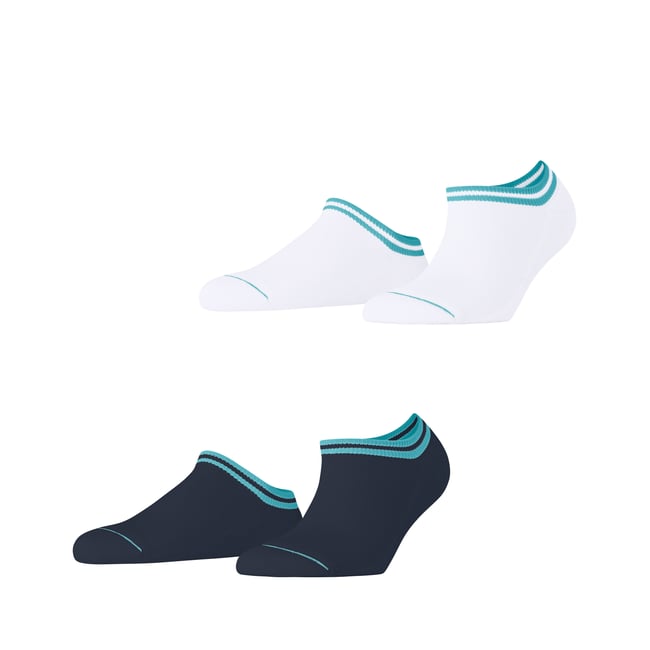 Socquettes Base Stripe 2-Pack Opaque multicolore mix avec motif <span itemprop=