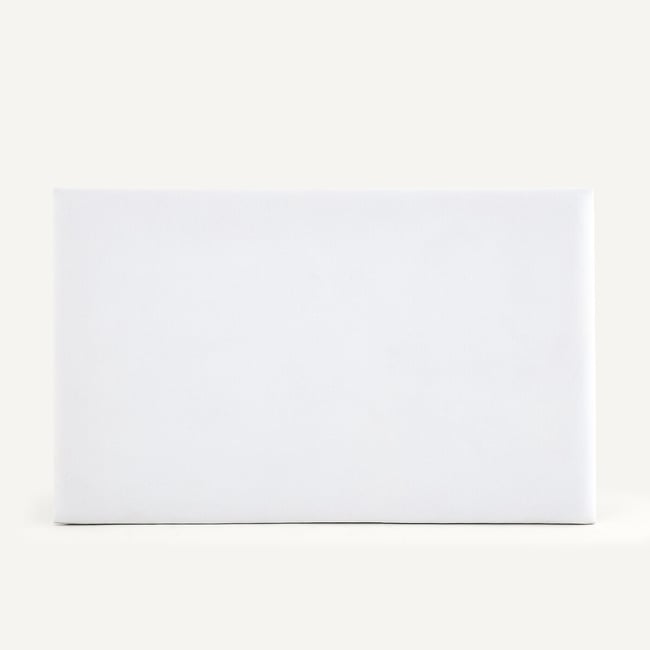 Tête de lit à housser, largeur 210 cm, CONNOR Couleur blanc <span itemprop=