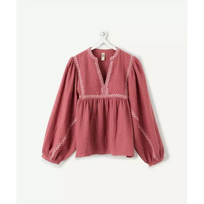 Blusa a maniche lunghe rosa TAPE A L'OEIL