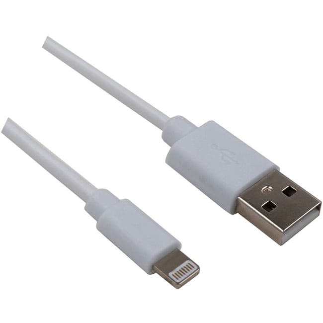 Câble Lightning USB-A vers Lightning 90cm non MFI Blanc - LISTO
