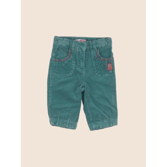 Pantalon - Très bon état vert <span itemprop=