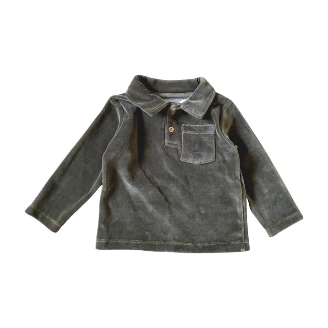 Chemise bébé - Très bon état vert <span itemprop=
