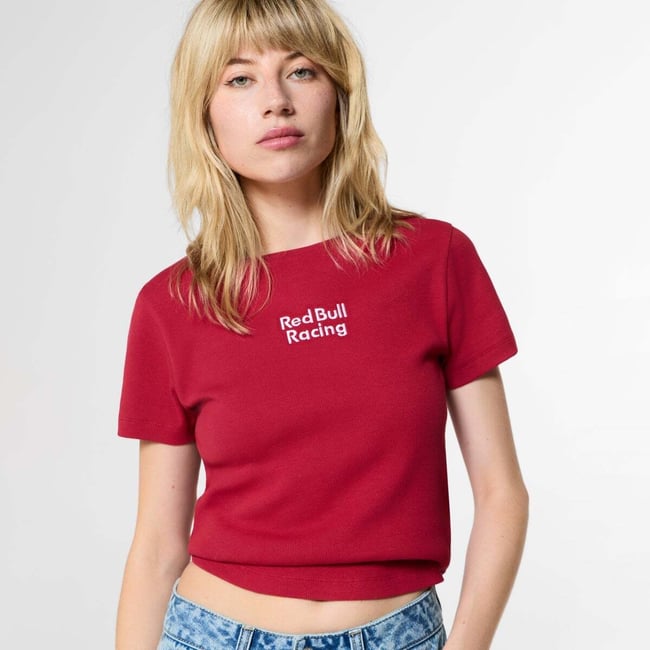 Red Bull Racing T-Shirt Coupe Décontractée Avec Imprimé Au Dos rouge <span itemprop=