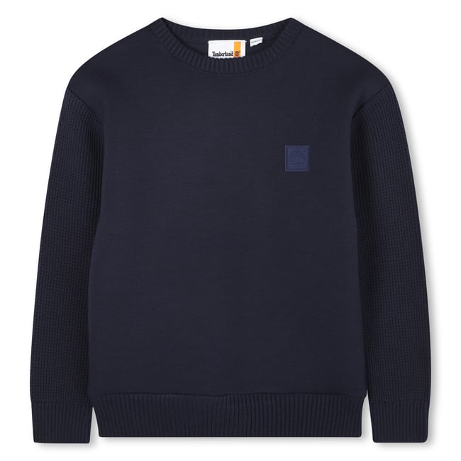 Pull tricoté indigo blue <span itemprop=