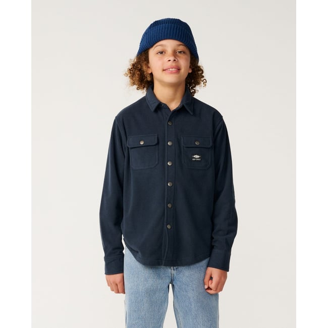 Chemise chaude enfant SESSIONS POLAR dark navy <span itemprop=