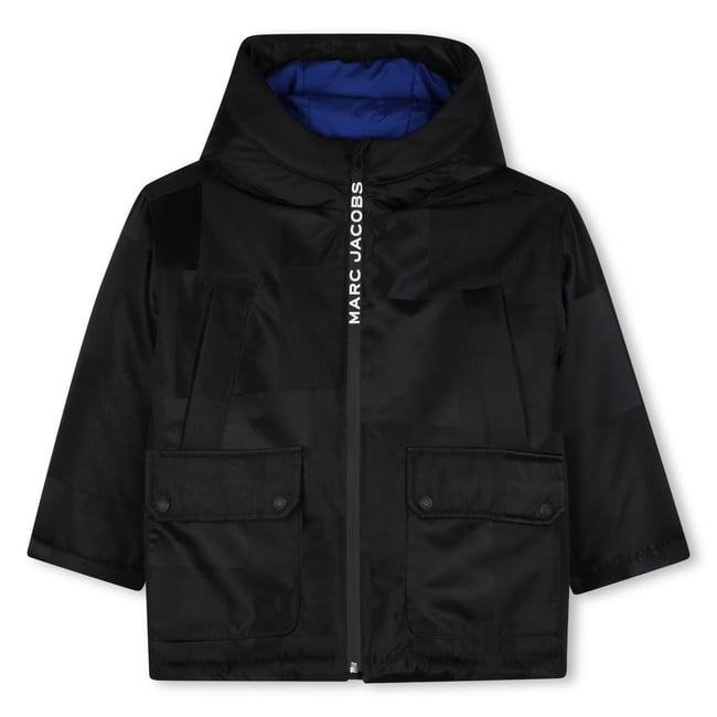 Parka à capuche black <span itemprop=