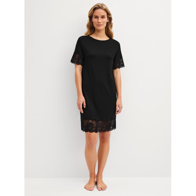 Chemise de nuit à manches courtes, longueur 95 cm manches courtes Modal ELEGANT DREAMS - CALIDA