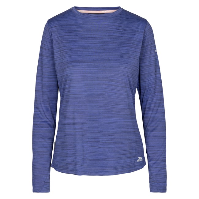 Haut NETTIL bleu violet chiné <span itemprop=