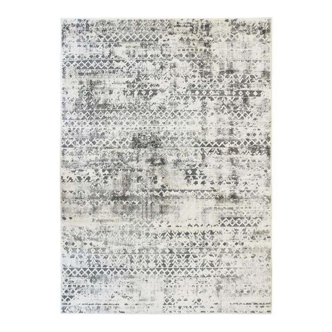 Tapis extra-doux motif croisillons   VESTALE CROISILLONS Couleur beige <span itemprop=